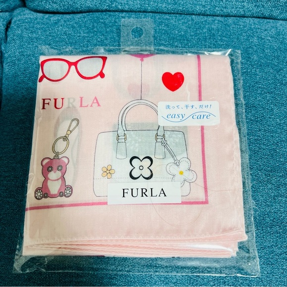 Furla Pink Bandana/Scarf - Picture 2 of 8